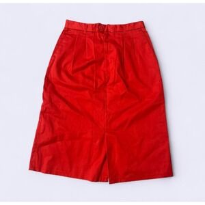 Vintage Condor California Red Midi Skirt – Size 5/6